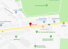 Map van Turnhal Boudewijnstadion in Kessel-Lo